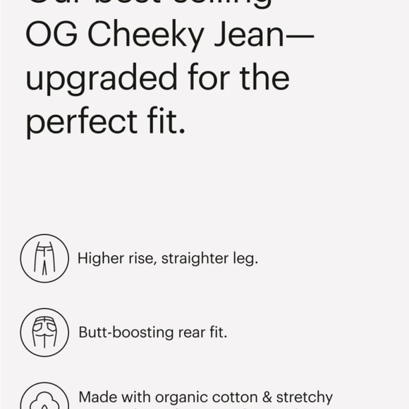 EVERLANE The Cheeky black Jean in coal 31” - Picture 7 of 15